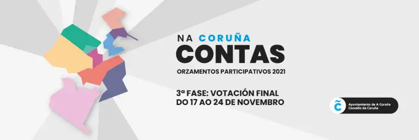 A fase final dos Orzamentos Participativos contará con votación presencial en diferentes espazos da Coruña